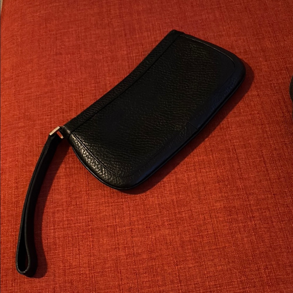 Furla Black Leather Wristlet